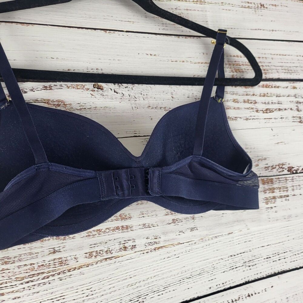Lively Bra 34C Womens‎ Blue Floral Print Wireless Adjustable Straps - Picture 16 of 16